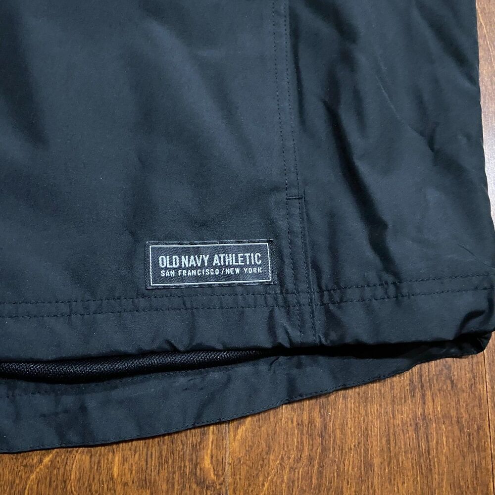 Old Navy Athletic Vintage NWT Y2K Black 3M Full Zip Work Vest Men's Size XL - Picture 3 of 8